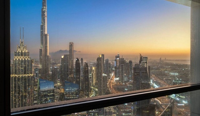 FCR | 1BR | Elegance with Burj Khalifa Views