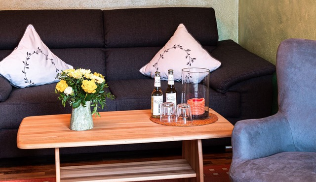 Ferienwohnung Edelweiß, 2 Personen, 57 m², Dusche/WC, TV,1 Schlafzimmer,Terrasse,Internet,Infrarot-Wärmekabine,Nichtrauc
