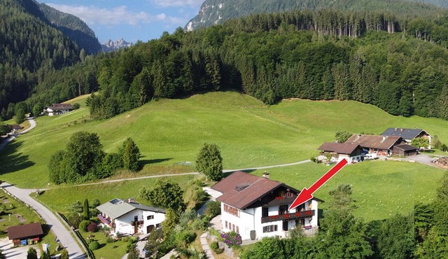 Ferienwohnung Nr. 2, 1-2 Pers., 48 qm, Dusche/wc, Nord-ost-balkon, TV, 1 Schlafzimmer + Wohnschlafzimmer, Neue Wohnküche