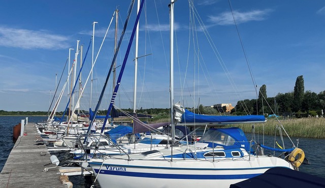 Ferienhaus Bernsteinsee mit Goitzscheschnuppersegeln