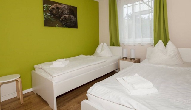 Ferienhaus Biber, 42 qm, 2 Schlafzimmer für Max. 4 Personen