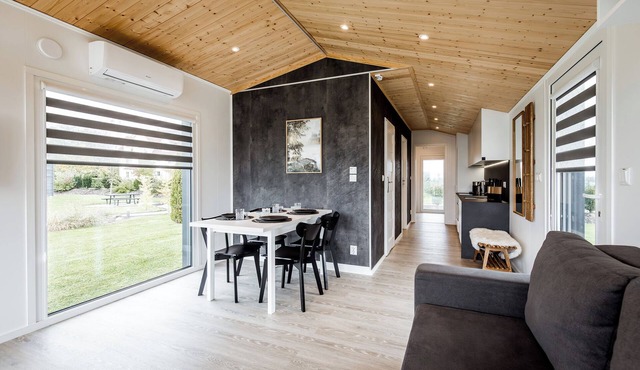 Ferienhaus mit Hunde, 57qm, Überdachte Veranda, Max. 4 Personen