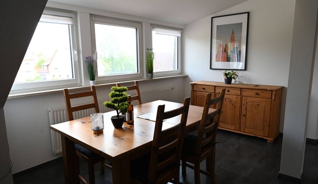 Ferienwohnung Apartment 2 Einzelbetten o Doppelbett Wohn Essbereich Küche Wlan