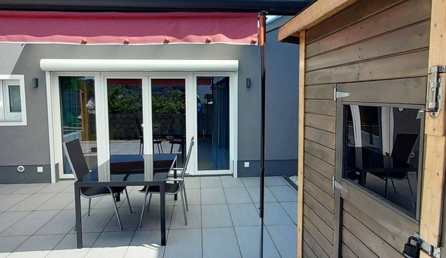 Ferienwohnung Engel - Bungalow/Fewo, Dusche, WC, 1 Schlafraum