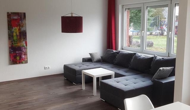 Ferienwohnung Eyb mit Terrasse und Garten
