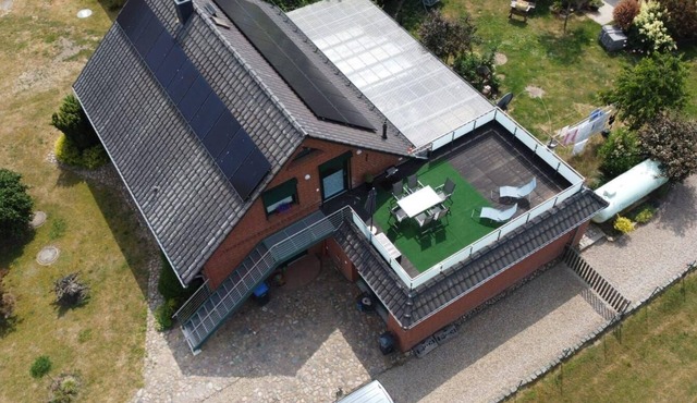 Ferienwohnung in Mecklenburg, am Kritzower See, mit Ruderboot