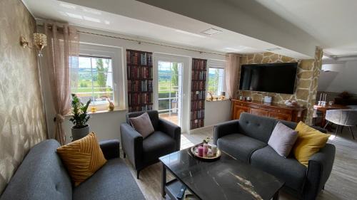 Ferienwohnung Maria mit Elbblick