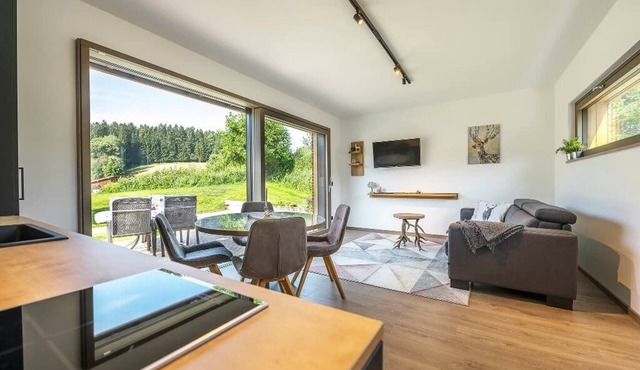 Ferienwohnung mit Barrierefreier Dusche und Terrasse zum Relaxen