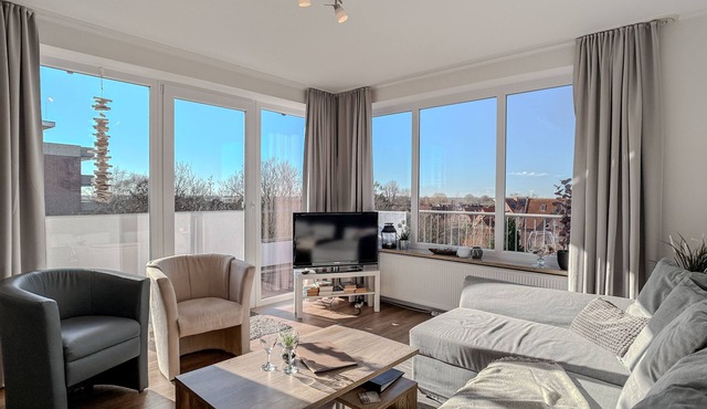 Ferienwohnung mit ca. 58 qm für bis zu 4 Personen mit Balkon