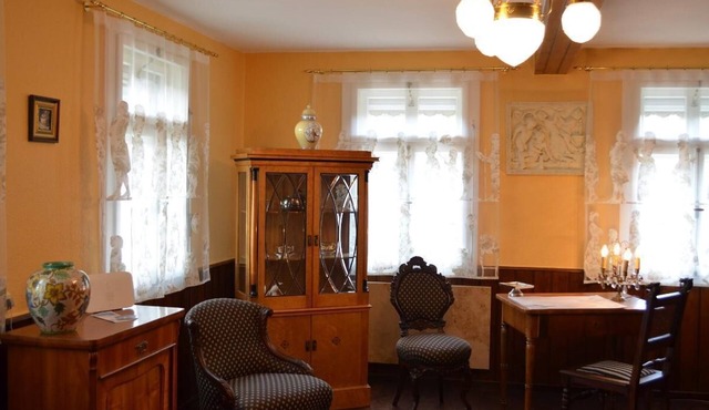 Ferienwohnung mit historischer Austattung und Boxspringbett