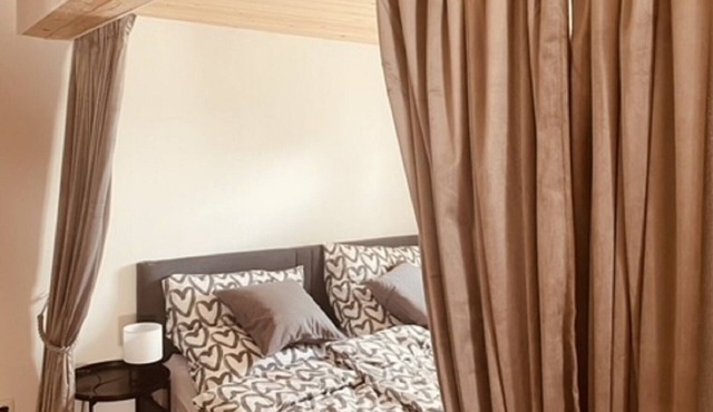 Ferienwohnung mit Wohn-/schlafraum für bis zu 4 Personen