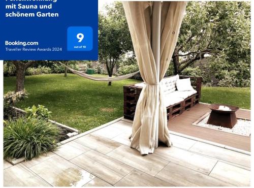 Ferienwohnung mit Sauna und schönem Garten