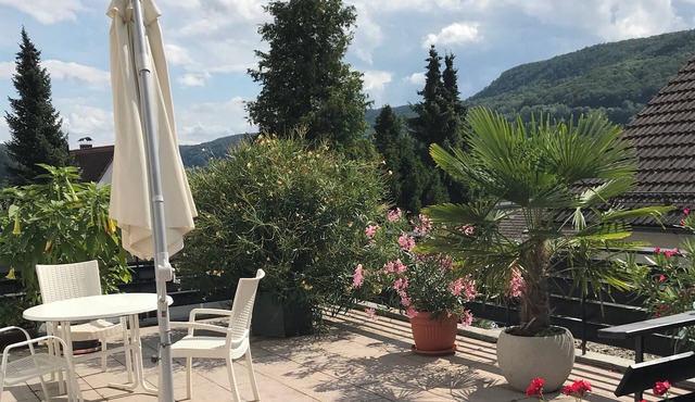 Ferienwohnung mit Terrasse in der Nähe von Nürnberg