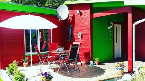 Ferienwohnung Sonneneck mit Boot und Kanu