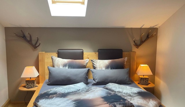Fewo 4 Staufenblick- 3 Personen, 50qm, 1 Schlafzimmer, Balkon, Grandiose Aussicht