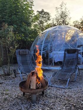 Fichtel-Bubble gegen Aufpreis mit Hot Tub und Sauna