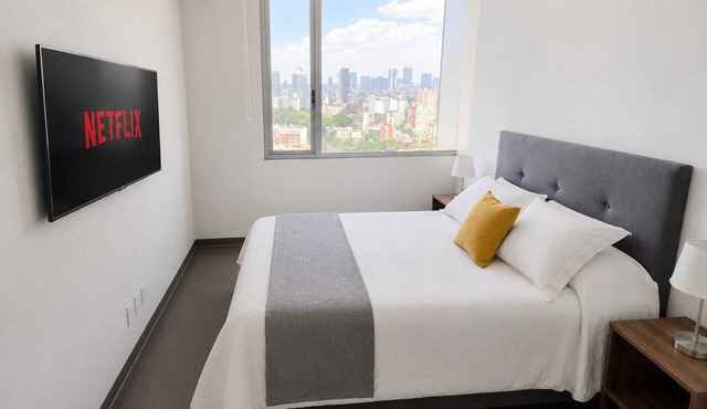 FIFA World Cup Luxury Polanco Apartment with Private Balcony, High-Speed Internet, Amazing Location, Security 24/7.