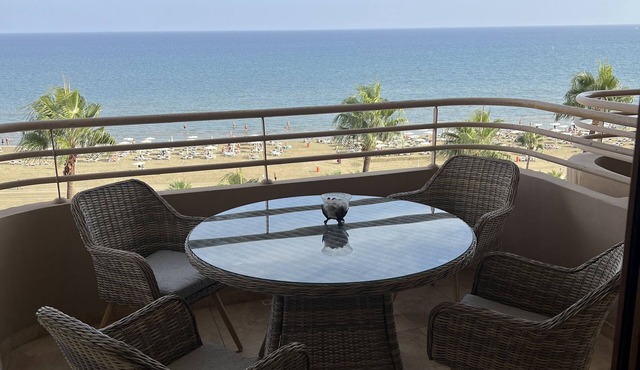 Finikoudes Beech front views Carisa Ithaki