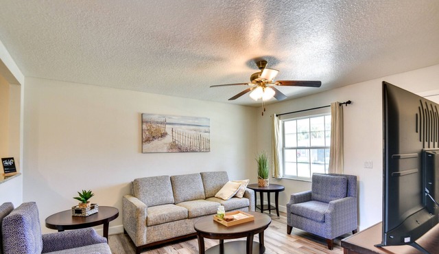 Fire Pit + Private Yard: Family Home in Longwood!