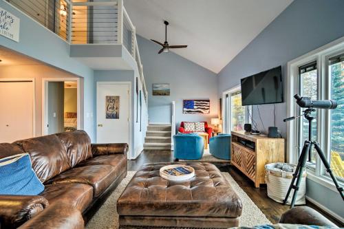 Fire Pit, Smart TV: Waterfront Charlevoix Home