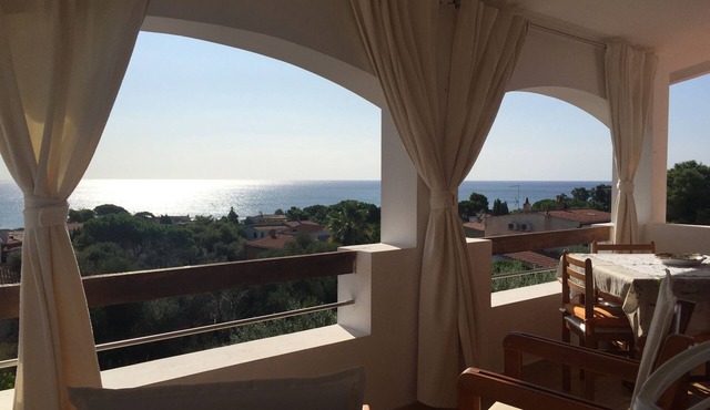 First floor apartment with sea view veranda PORTO COLUMBU