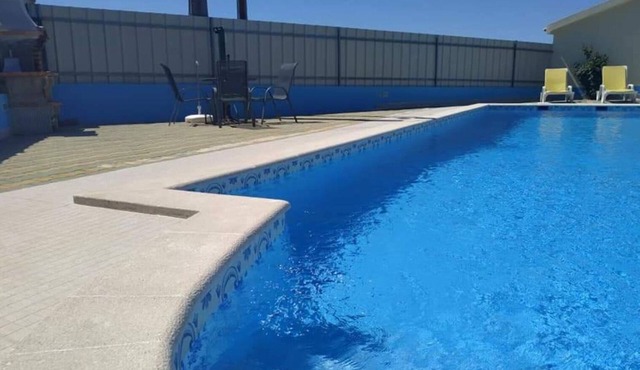 First floor villa with private saltwater POOL
