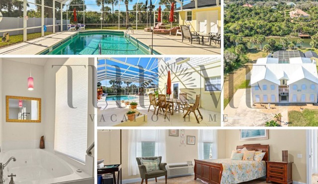 Flagler Beach Bed and Breakfast Pool jaccuzzi Suite