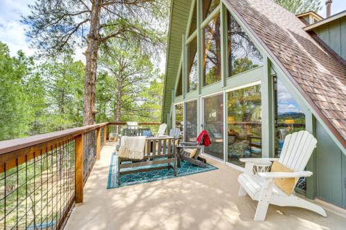 Flagstaff A-Frame Cabin w/Deck & Lovely Views!