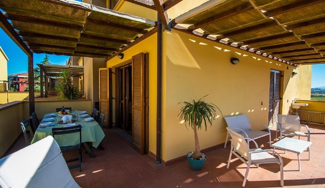 Flat in Alberese with panoramic terrace