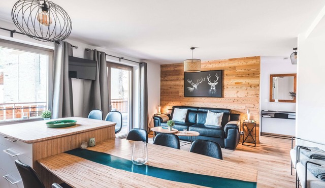 Flat le Renne Blanc - In the center of Praz-sur-Arly