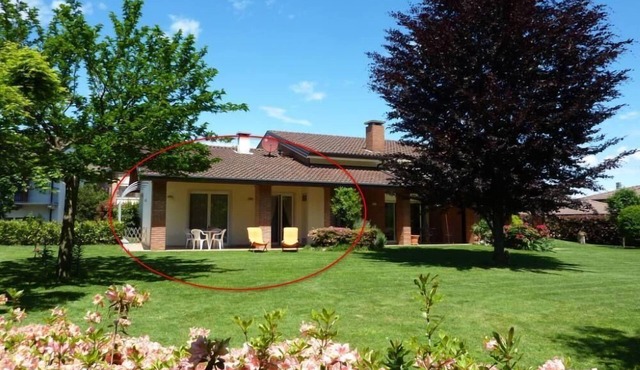 Flat with garden near Lake Maggiore
