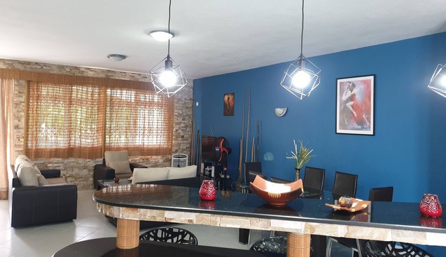 Flic En Flac: Luxury apartment with sea view/pool/free wifi/duly licensed