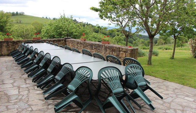 Gite de Groupe * HELIMO Goulapie with view and terrace