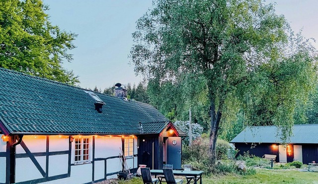 Framed structure with annexes in Österlen