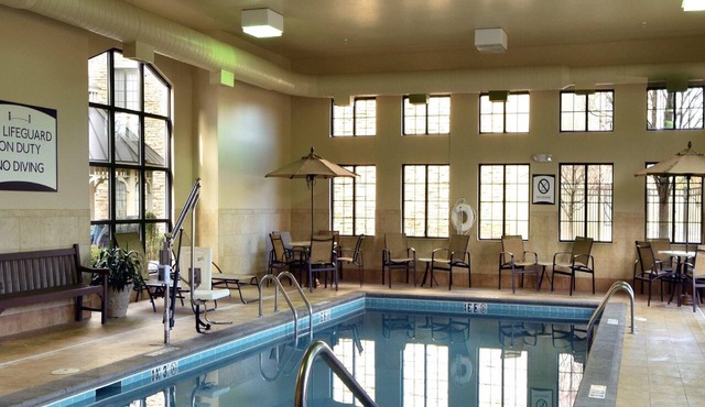 Free Daily Breakfast, Fitness Center, Indoor Pool.