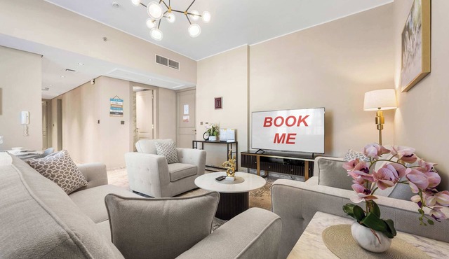 Free housekeeping visits during your stay - StayShort - Hidden Jewel 1 minute walk from Al Furjan Metro Sleeps 5
