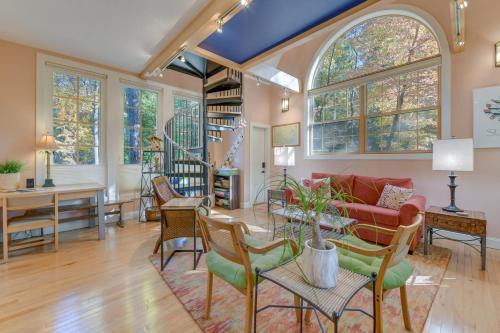 French Broad River Access: Whimsical Gem w/Deck