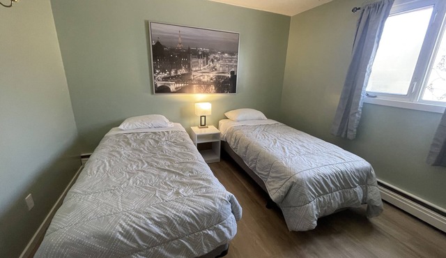 Fresh Upper Level apartment Suite on Mosher Lake at Overland Resort
