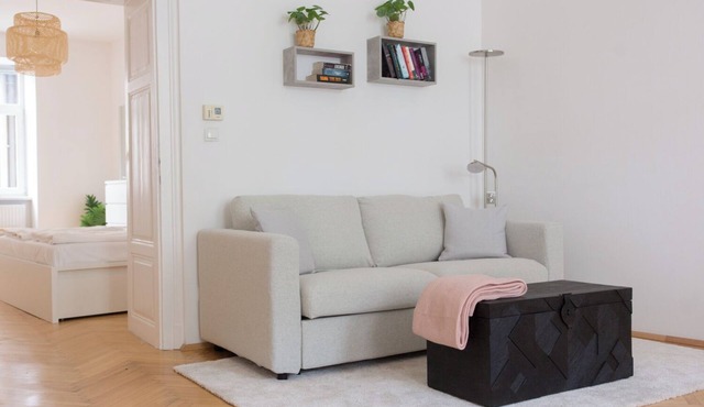 Friendly apartment with balcony in the city center