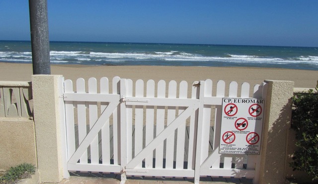 Front line Beach ground floor apartment