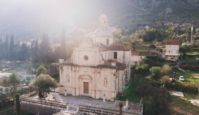 Front line Cathedral house in the Bay of Kotor!