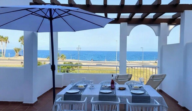 Frontline Mojacar Beach 3BR - Terrace & Sea Views