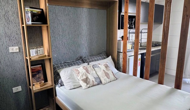 Full studio apartment in Curitiba for singles or couples near the Botanical Garden and CWB.