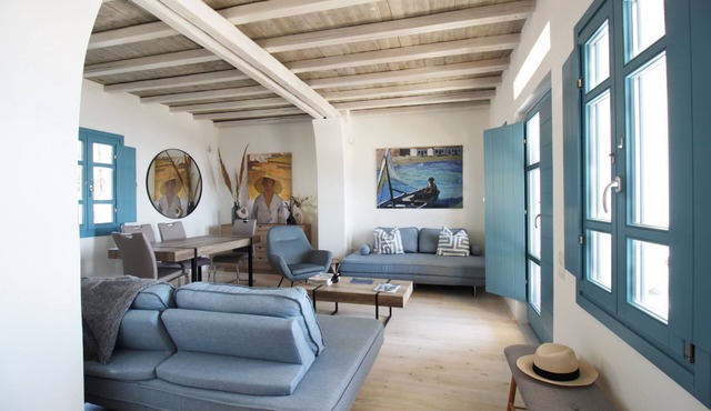 Fully equipped island villa in Triantaros Tinos , Cyclades
