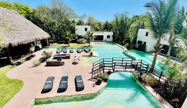 FULLY Private 3-Villa Estate with HUGE Pool Oasis,Concierge Service✭