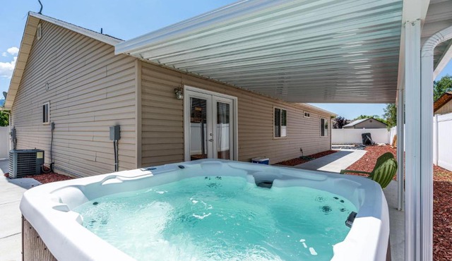Fully Stocked Home with Hot Tub and Private Yard