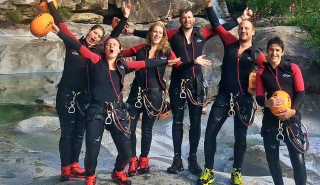Fun and Adventure - Best beginner canyoning near Bellinzona