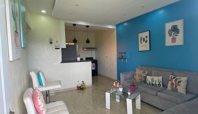 Furnished and comfortable apartment. It is located in a central part