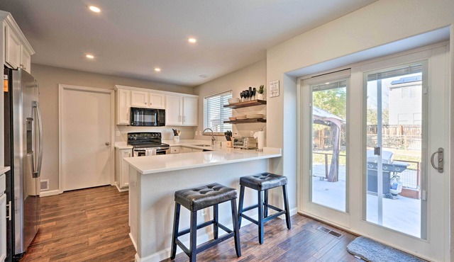 Furnished Patio: Spacious Thornton Home