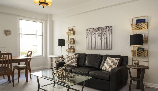 Furnished Studio in Art Deco landmark, Centre of SF/HAM411